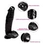 12in Body-Safe Silicone Luxury High Quality Black Huge D?ld? Waterproof Hands-Free Massage Wand Toys