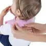KIDDO FEEDO Silicone Bibs for Babies and Toddlers - 6 Unique Designs/Colors Available ? Waterproof, Soft and Easy-Clean - BPA Free - Pink