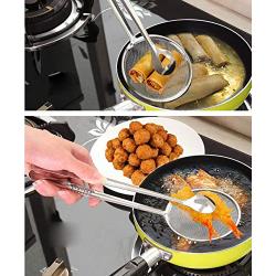 Professional Cooking Serving Food Clip Tong Stainless Steel Drain Oil Fried Strainer, Chef S Tongs - Salad Ice, Joie Pig, Kitchen Practical, Pink Kitchen, Silicone Kitchen