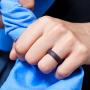 ThunderFit Silicone Rings Wedding Bands for Women 4 Pack - 5.5mm Wide - 2mm Thick
