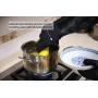 RAPICCA BBQ Gloves -Smoker, Grill, Cooking Barbecue Gloves, for Handling Heat Food Right on Your Fryer, Grill or Oven. Waterproof, Heat Resistant, Fireproof, Oil Resistant Neoprene Coating （14-Inch ）