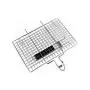Barbecue Accessories Stainless Steel Removable BBQ Grill Basket With TPR Handle