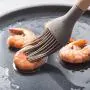 Wooden Spoon Set - Kitchenware High temperature silicone set eggbeater colander wooden handle teaspoon Cocktail stirrer spoon Barware drink 19JUL3 - Brown - UNS