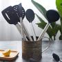 Kitchen Utensils,silicone Spatula Set Stainless Steel Kitchen Utensils Silicone Kitchenware Shovel Scoop Kit-eight Piece Set 35.5cm(13.9inch)