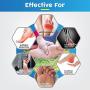 TXL Active Metatarsal Pads – 12 Pairs of Metatarsal Pads for Women and Men – Strong 3M Adhesive Strips Foot Pads for Shoes – Premium Wool Felt Arch Pads – Soft and Comfortable – Non-Slip Surface