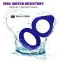 SheLins Softy Silicone Cock Rings Penis Enlarger Stronger and Harder Erection to Prolonging Climax Sex Toys for Men Flexible Size Ring Dark Blue