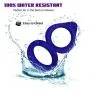SheLins Softy Silicone Cock Rings Penis Enlarger Stronger and Harder Erection to Prolonging Climax Sex Toys for Men Flexible Size Ring Dark Blue