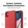 elago iPhone 11 Silicone Case |Red| - Premium Liquid Silicone, Raised Lip (Screen & Camera Protection), 3 Layer Structure, Full Body Protection, Flexible Bottom