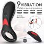 Male Vibranting Wand Massager Rechargeable Wireless Remote Control Back Neck Shoulder Relaxation Massaging with Multiple Men Vibrator Medical Grade Silicone Vibration Toys