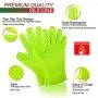 Oven Mitts/BBQ Gloves 10.6 inch Best Indoor & Outdoor Cooking Heat Resistant Silicone Gloves