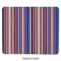 Mouse Pad,Gradient Color Vertical Stripes Lines Art Retro Graphic Display,for Laptop,Computer & PC (7.87" x 9.44"),Violet Blue Peach Salmon Red