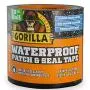 Gorilla 4612502 Waterproof Patch & Seal Tape 4" x 10 Black, 1-Pack