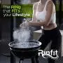 Rinfit Silicone Wedding Rings for Women 3 or 6 Ring Pack - Designed, Rubber Rings. Unique Set of Thin and Stackable Wedding Bands for Women. U.S. Design Patent Pending