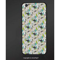 Printing Compatible with Apple iPhone 6/iPhone 6S,4.7",Anti-Scratch Back,Geometric,Modern Abstract Artwork with Colorful Shapes and Dots Funky Expressionist Image Decorative,Multicolor