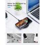 Wireless Charger Pad, Seneo 10W Fast Wireless Charging, 7.5W Compatible iPhone 11/11 Pro/11 Pro Max/XR/Xs Max/Xs/X/8/8P/New Airpods, 10W Compatible Galaxy S10/S9/Note 10/Note 9 (NO AC Adapter)-Black