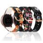Koreda Compatible Samsung Galaxy Watch Active Bands/Galaxy Watch 42mm/Gear Sport Bands Sets, 20mm Soft Floral Print Sport Watch Strap Replacement Compatible Galaxy Watch Active 40mm R500 (3 Pack#7)
