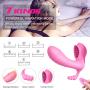 Hands Free Wearable Butterfly Silicone Pleasure Toy for Women Couple S(ex Toys for Female IPX7 Waterproof Wireless Remote Control