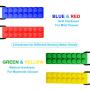 Sensory Chew Necklace for Boys and Girls with Autism, ADHD, SPD, Oral Motor Teething & Biting Needs - 2 Different Hardness Chewy Necklace and Pencil Topper Combo(6 Pack)