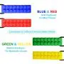 Sensory Chew Necklace for Boys and Girls with Autism, ADHD, SPD, Oral Motor Teething & Biting Needs - 2 Different Hardness Chewy Necklace and Pencil Topper Combo(6 Pack)