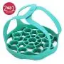 Keet? Pressure Cooker Sling And Egg Rack - Premium Silicone Sling - Perfect Accessory for Instant Pot 6 8 Qt Ninja Foodi and Other Pressure and Multi-cookers