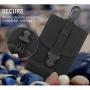 MoKo Tactical Phone Holster, EDC Molle Pouch Belt Waist Bag Fit 6.8&quot Phone, iPhone 11 Pro/11/11 Pro Max/Xs Max/XR/Xs/X, Samsung Galaxy Note 10/Note 10 Plus/S10e/S10/S10 Plus, Google Pixel 3a - Black
