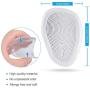 Metatarsal Pads Ball of Foot Cushions, Premium Forefoot Pad Soft Gel Inserts, Mortons Neuroma Callus Reduce Foot Pain and Provide Support, Suit for Men Women & All Shoes (White)