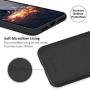 SURPHY Silicone Case Compatible with iPhone 11 Case 6.1 inch, Liquid Silicone Full Body Thickening Design Phone Case (with Microfiber Lining) for iPhone 11 6.1 2019, Black