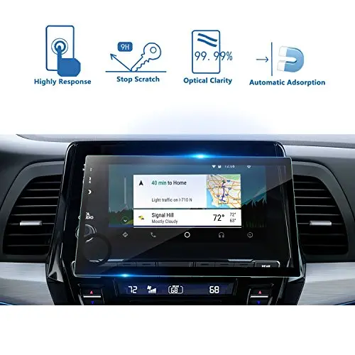 LFOTPP 2018 2019 Odyssey EX EX-L Touring 8 Inch Car Navigation Screen Protector, Tempered Glass Infotainment Display in-Dash Touch Protective Film Scratch-Resistant