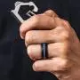 Saco Band Mens Silicone Rings Wedding Bands - 7 Pack / 1 Ring