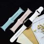 TIMTU Sport Band Compatible with Apple Watch Band 40mm 38mm 42mm 44mm, Soft Silicone Strap Replacement for Apple Watch Series 5 4 3 2 1 for Women/Men