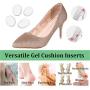 Heel Grips, 8PCS Heel Inserts, 12PCS Shoe Inserts, Gel Heel Cushion Inserts for Women Men, Adhesive Shoe Pads for Loose Shoes, Heel Slipping, Rubbing