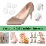 Heel Grips, 8PCS Heel Inserts, 12PCS Shoe Inserts, Gel Heel Cushion Inserts for Women Men, Adhesive Shoe Pads for Loose Shoes, Heel Slipping, Rubbing