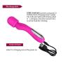 Waterproof Wand Massager with 30 Powerful Multi Speed Strong Vibration Patterns, Rechargeable Magic Body Electric Handheld Massager Stick for Muscle Aches and Sports Recovery