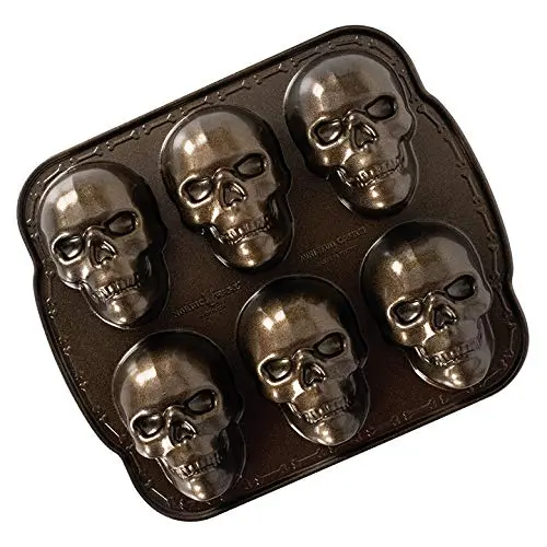 Nordic Ware,89448,Nordic Ware Haunted Skull Cakelet Pan