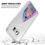 Samsung Galaxy S7 Case, Soft TPU Slim-Fit Flexible Ultra-Thin Clear Case, Full-Body Rugged Bumper Print Arowana Case for Samsung Galaxy S7, Transparent