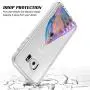 Samsung Galaxy S7 Case, Soft TPU Slim-Fit Flexible Ultra-Thin Clear Case, Full-Body Rugged Bumper Print Arowana Case for Samsung Galaxy S7, Transparent