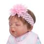 Pinky 22 Inch 55cm Realistic Looking and Lifelike Reborn Doll Girl Full Body Silicone Newborn Babies Dolls Reborn Toddler Toy for Kid Birthday Xmas Present