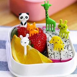 Animal Farm Mini Cartoon - Cute 10pcs Animal Farm Mini Cartoon Fruit K Toothpick Ware - Tool Silicon Tool Tofu Tooth Set Pick K Kitchen Kitchen Cook Cookware Toothpick Cook Kitchen Ware