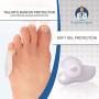 Dr. Fredericks Original Tailors Bunion Pads - 4 Pads - Soft Gel Bunionette Pad - Shield - Cover - Protector - Tailors Bunion Pain Relief