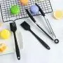 KIYYI High Temperature Resistant Anti-scalding Silicone Clip Food Bread Clip Silicone Brush Butter Brush Baking Set 3 Piece Set Silicone Kitchenware Set