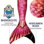 Fin Fun Mermaid Tails for Swimming with Monofin - Kids and Adult Sizes - Limited Edition