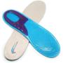 Foot Relief Soft Silicone Sports Gel Insoles, Insert Pad (L (8~13 US Mens))