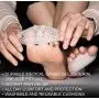 GiWuh Metatarsal Pads 3 Pairs Foot Cushions for Women and Men Ball of Foot Cushions Inserts Metatarsal Pads Reusable Gel Foot Cushion Cushions for Runners, Pain High Heels, Dancers, Sports