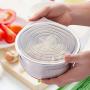 Silicone Stretch Lids, 6-Pack Various Sizes Cover for Bowl