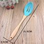 SKYyao Kitchen utensil set Wooden handle Silicone cookware non-stick cookware set kitchenware cooking kitchen products Set Silicone