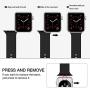 BMBEAR Compatible Apple Watch Band 38mm 40mm 42mm 44mm Soft Silicone Replacement iWatch Band for Apple Watch Series 4 Series 3 Series 2 Series 1