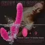 Woman Strapless Vibe Double Silicone Toy Adult 9 Speed Tshirt