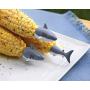 Outset 76168 Shark Corn Holders, Set of 4 Pairs,