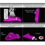 30 Frequency Multi-Functions Licking Tongue Toy Viberate Clitoral Licking Toys for Women Vibration Silicone G-spot Clit Clitoris Vibrator-White