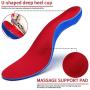 Plantar Fasciitis Gel Running Sports Shoe Insoles for Men,High Arch Support Insoles for Women,Foot Support- Orthotic Insoles Pain Relieve for Flat Feet,metatarsalgia,Pronation,Heel Spur